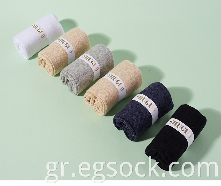 Business 98% Cotton Basic Style Socks